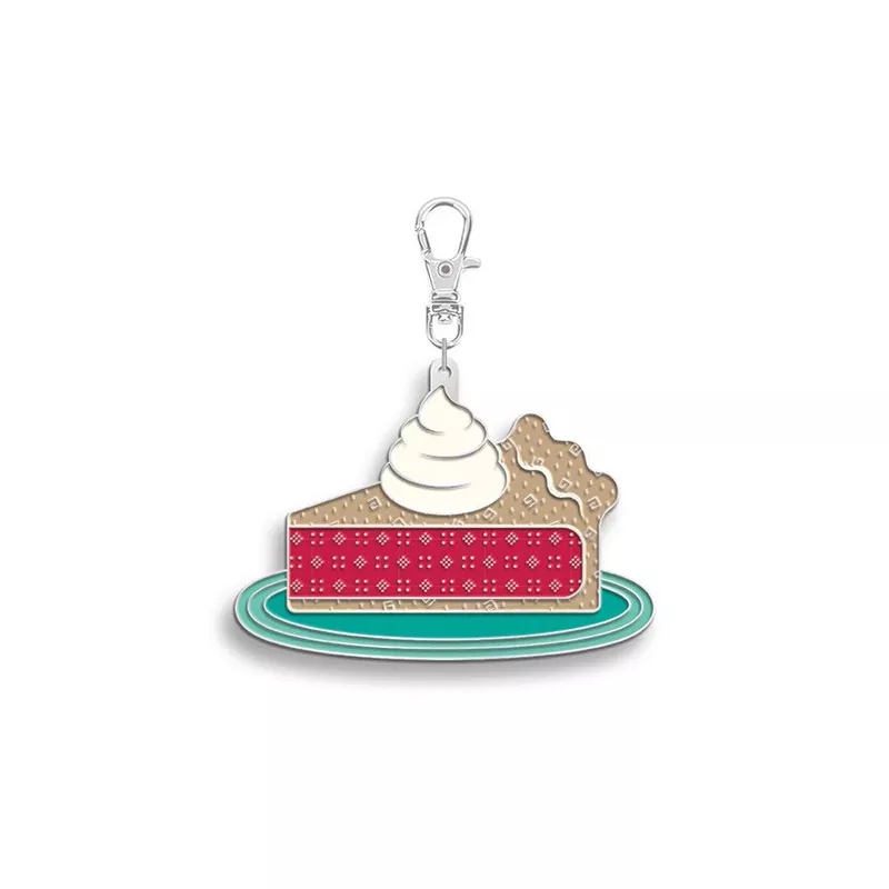 "Baked with love" Enamel Happy Charm Pie by Lori Holt for Riley Blake