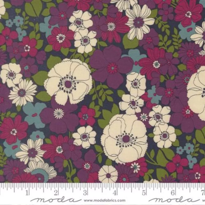 "Chelsea Garden" Midnight by Moda