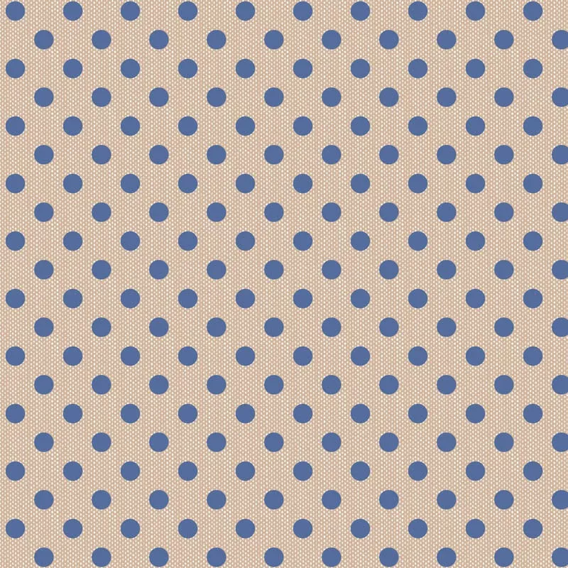 "Creating Memories"- Woven Polkadot Blue by Tone Finnanger for Tilda