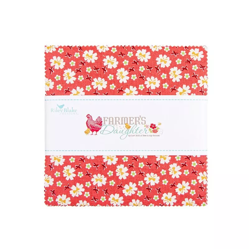 "Farmer's Daughter"- 5in Squares, 42pcs/bundle by Lori Holt for Riley Blake
