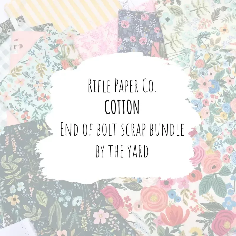 Rifle Paper Co. - Cotton End of Bolt Scrap Bundle (By the Yard)